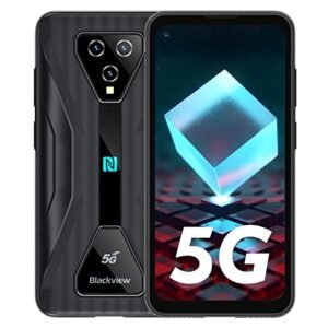 5G Rugged Unlocked Smartphones, Blackview BL5000, 8GB+128GB Rugged Android Phone, 30W Fast Charging Phone, 6.36" HD NFC Phones Unlocked, 16MP+12MP Cameras, IP68/IP69K tmobile Unlocked Cell Phones