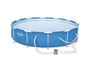 Bestway Steel Pro 12' x 30" Round Above Ground Pool Set | Includes 330gal Filter Pump