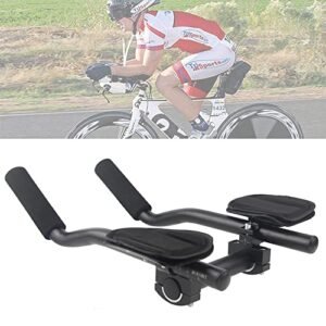 Bike Aero Bar, Aluminum Alloy Aero Bars for Road Mountain Bike, Bicycle Racing TT Handlebar Clip on Armrest Bar, Relaxation HandleTriathlon Handkebars …