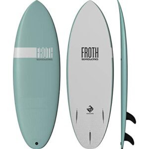 Boardworks Froth! | Soft Top Surfboard | 3 Fins | Wake Surfboard | 5' 6" | Mint