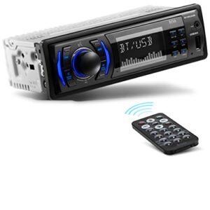 BOSS Audio Systems 616UAB Multimedia Car Stereo - Single Din LCD Bluetooth Audio and Hands-Free Calling, Built-in Microphone, MP3/USB, Aux-in, AM/FM Radio Receiver