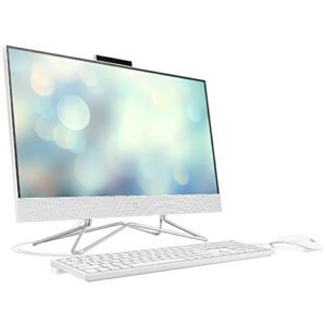 HP 22-dd0046 21.5" FHD All-in-One Desktop AMD Athlon Silver 3050U 2.3GHz 4GB RAM 256GB SSD Windows 11 DVD-RW (Renewed)