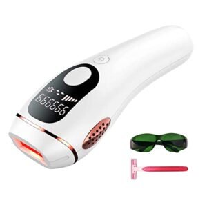 IPL Hair Removal for Women, Vimproce At-Home Permanent Hair Remove Device Upgrade 999999 Flashes Adjustable Five Modes Professional Safe Hair Remover for Upper Lip Legs Arms Back Armpit Whole Body