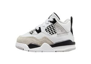 Jordan Toddler Air Jordan 4 Retro TD BQ7670 111 Military Black - Size 10C