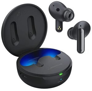 LG TONE Free FP9 - Active Noise Cancelling True Wireless Bluetooth Earbuds with Plug & Wireless connection, UVnano Charging Case, Flex Action Bass ™, and IPX4 Water Resistant