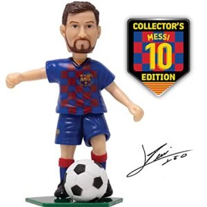 Maccabi Art Official Lionel Messi FC Barcelona Soccer Action Figure, 4.5” H x 3.5” W x 1.5” D