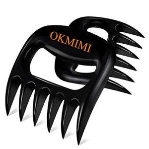 Meat Pork Claws Meat Shredder Claws Best Pulled Pork Shredder Claws - BBQ Smoker Meat Shredding Handles Claws - Non-slip Kitchen Claw Utensil - Grilling Chicken Shred Fork Carving Tone Kit