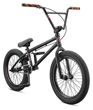 Mongoose Legion L500 Freestyle BMX Bike Line for Beginner-Level to Advanced Riders, Steel Frame, 20-Inch Wheels, Black
