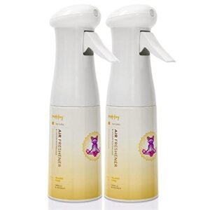 Purple Frog Air Freshener Spray - Natural Room Spray Air Freshener and Odor Eliminator Made with Plant-Based Ingredients, Vanilla & Coconut Scent, 14 oz (Pack of 2)