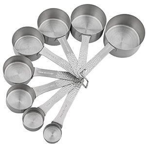 Smithcraft Measuring Cups Set, 18/8 Stainless Steel Measuring Cups Set of 8 for Baking or Kitchen Measure Tools