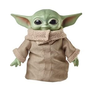Star Wars Plush Toys, Grogu Soft Doll from The Mandalorian, 11-inch Figure, Collectible Stuffed Animals for Kids​​​