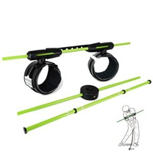 SWINGALIGN Swing Align Golf Training Aid Bundle - for Full Swing, Short Game and Putting Improvement. Includes Swing Align, Swing Junction and Short Game Devices.