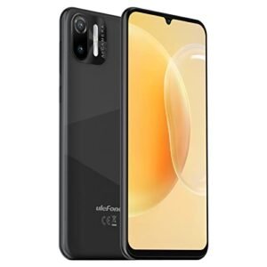 Unlocked Mobile Phones, Ulefone Note 6 Ultra-Slim Lightweight Cell Phone, Android 11, 6.1" HD+ Full-Screen, 32GB ROM Smartphone, 3300mAh, Face Unlock, 3G Dual SIM Android Phone- Black
