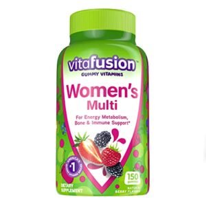 Vitafusion Women's Gummy Vitamins, Mixed Berries, 150 Count