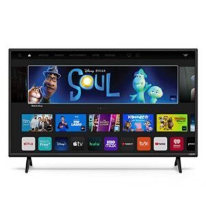 VIZIO 32-inch D-Series 720p Smart TV with Apple AirPlay and Chromecast Built-in, Screen Mirroring for Second Screens, & 150+ Free Streaming Channels, D32h-J09, Model (Renewed), 32 inches