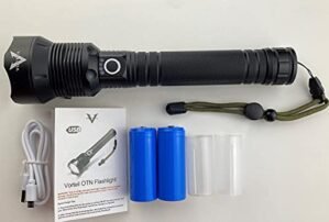Vorteil USB Rechargeable 10,000 Lumen OTN ("Own The Night" ) Hunting & Tactical Flashlight
