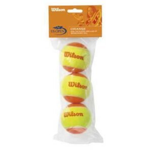 WILSON Sporting Goods Youth Tennis Balls - US Open Orange, Single Can (3 Balls),WRT1373