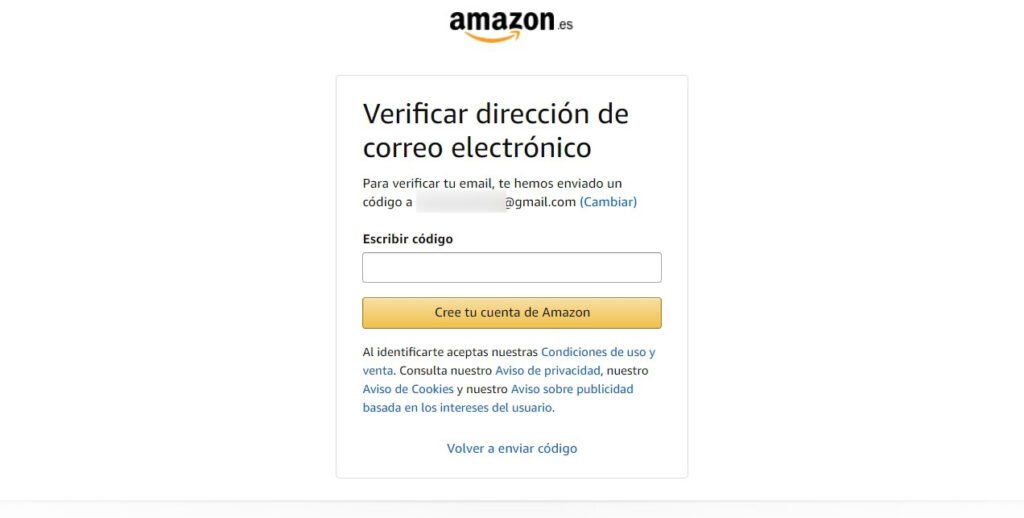 Como comprar en Amazon de Perú - Verificar Cuenta
