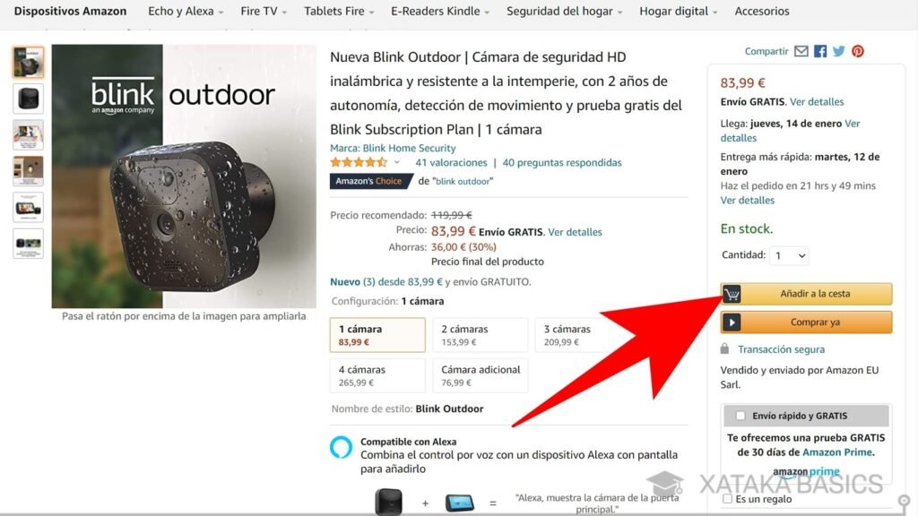 Como comprar en Amazon de Perú - Añadir al Carrito