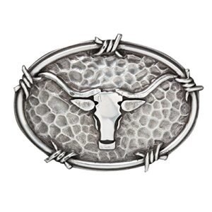 Ariat Oval Steer Head Belt Buckle