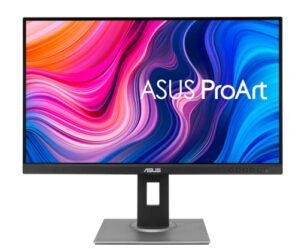 ASUS ProArt Display PA278QV 27” WQHD (2560 x 1440) Monitor, 100% sRGB/Rec. 709 ΔE < 2, IPS, DisplayPort HDMI DVI-D Mini DP, Calman Verified, Eye Care, Anti-glare, Tilt Pivot Swivel Height Adjustable