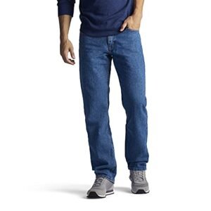 Lee Men's Regular Fit Straight Leg Jean, Pepperstone, 34W x 30L