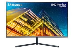 SAMSUNG UR59 Series 32-Inch 4K UHD (3840x2160) Computer Monitor, Curved, HDMI, Display Port, 3-sided border-less, Eye Saver Mode (LU32R590CWNXZA)