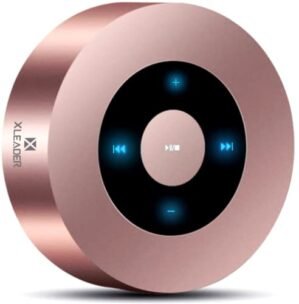 [Smart Touch] Bluetooth Speaker XLeader SoundAngel A8 (3rd Gen) Premium Rose Gold Mini Speaker with Portable Waterproof Case Mic TF Card Aux, for iPhone iPad Shower Electronic Christmas Xmas Gifts