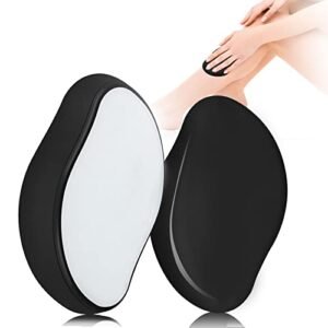 Crystal Hair Eraser, Reusable Crystal Hair Remover Magic Painless Exfoliation Hair Removal Tool, Magic Hair Eraser for Back Arms Legs Fast & Easy Crystal Hair Eraser for Women and Men