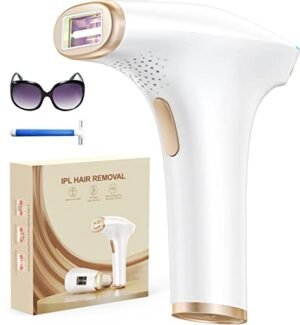 Laser Hair Removal for Women and Men, Upgraded 3 in 1 At Home IPL Hair Removal, 9 Levels and 999,900 Flashes Permanent Hair Remover,Painless Hair Remover on Face,Body,Bikini, Whole Body Treatment