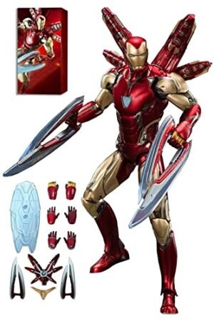 Matchself 7 Inch Ironman Mark 85 Action Figure (1/10 Scale) Exquisite Painting 20 Joints Movable Toy with Lots of Accessories