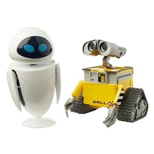 ​Pixar ​Disney Wall-E Movie Toys, Wall-E and Eve Action Figures, Movie-Authentic Characters, Posable and Collectable​​