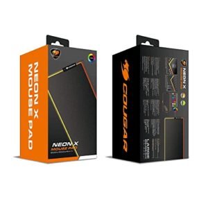 Cougar NEON X RGB Large Smooth Cloth Gaming Mouse Pad