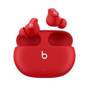 Beats Studio Buds - True Wireless Noise Cancelling Earbuds - Compatible with Apple & Android, Built-in Microphone, IPX4 Rating, Sweat Resistant Earphones, Class 1 Bluetooth Headphones Red
