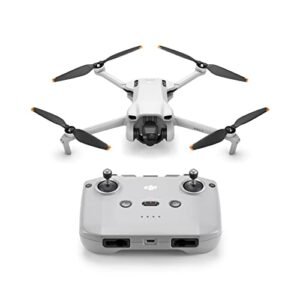 DJI Mini 3 - Lightweight and Foldable Mini Camera Drone with 4K HDR Video, 38-min Flight Time, True Vertical Shooting, and Intelligent Features