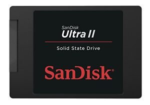 SanDisk Ultra II 480GB Solid State Drive (SDSSDHII-480G-G25),Black