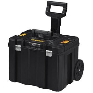 DEWALT Tool Box with Wheels, TSTAK, Deep Box (DWST17820) , Black, Deep Box With Wheels
