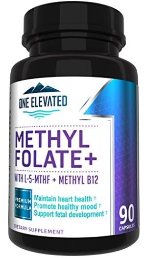 Double Strength & Most Bioactive Methyl Folate! Uniquely Formulated with Highest Pharmaceutical Grade Methylcobalamin (B12), Niacin, B1, B2 B6. Works Synergistically for Max Results-3 Month Supply