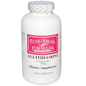 Ecological Formulas Allithiamine Vitamin B1 Capsule, 50 mg, 250 Count