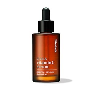 Korean Vitamin C Serum for Face, Discoloration Correcting Cica Serum for Anti-Aging, Hydrating, Dark Spot 1.1oz