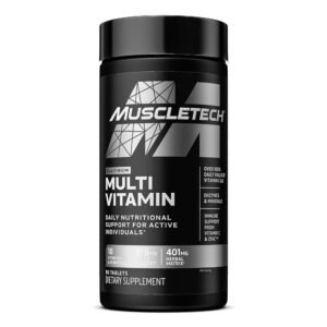 MuscleTech Suplemento dietético Essential Series 100%, 100 unidades, MT-VP-X90-01, talla única , 1