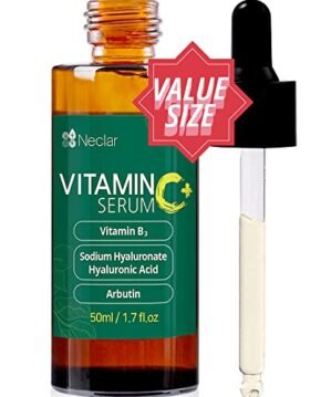 Neclar - Vitamin C oil for Skin with Niacinamide and Hyaluronic acid - Value Size 1.69 fl oz - Korean Vitamin C Serum for skin care with Vitamin B, C - Facial skin care products