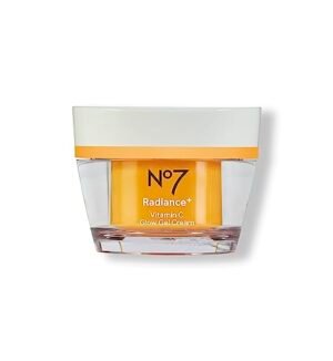 No7 Radiance+ Brightening Vitamin C Moisturizer Face Cream, Skin Nourishing Face Moisturizer, Fast-Absorbing & Lightweight Formula, Suitable for Dry Skin, 1.69 fl oz