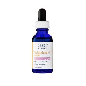 Obagi Professional C Serum 20%, Vitamin C Facial Serum with Concentrated 20% L Ascorbic Acid for Normal to Oily Skin, 1.0 Fl Oz Pack of 1 Product Name