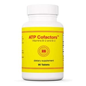 Optimox ATP Cofactors - High Potency Vitamin B Complex - Niacin and Riboflavin - Nutritional Support Supplement - 90 Tablets