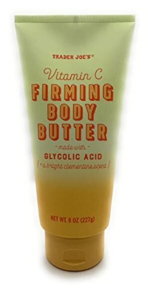 Trader Joe’s Vitamin C Firming Body Butter with Glycolic Acid 8 oz (Pack of 1)
