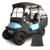 10L0L Caja de carrito de golf 600D de 2 a 4 pasajeros para automóvil de club