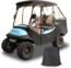 10L0L 4 Passenger 600D Golf Cart Enclosure for Club Car Precedent,4 Side Opening Club Car Precedent Winter Driving Cover with Security Side Mirror Openings (People Could seat in The Rear seat)