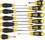 OPOW Magnetic Screwdriver Set with Storage Case, 30-Piece Professional Screwdrivers Includes Slotted/Phillips/Hex/Torx/Square/Pozi Head, Ratcheting and Screwdriver Bits, Non-Slip Handle Design.