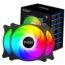 PCCOOLER 120mm Case Fan 3 Pack Magic Moon Series, PC-FX120 High Performance Cooling PC Fans - RGB Case Fans with Hydraulic Bearing - Low Noise Computer Fans for PC Case